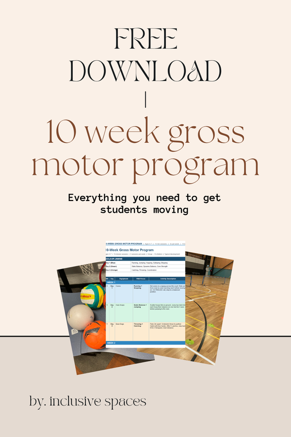 10 Week Gross Motor Program