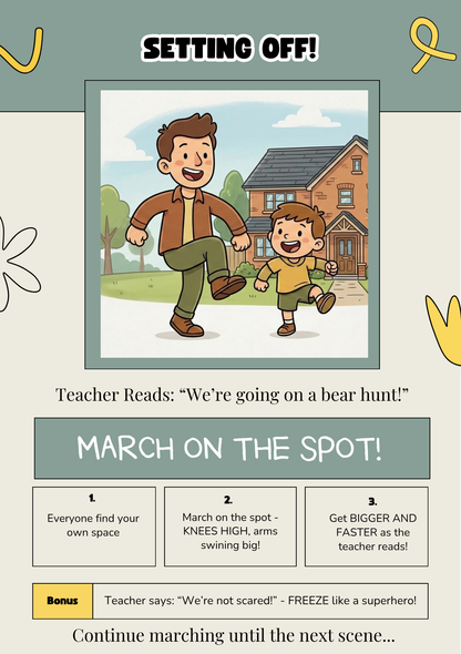 Movement Through Literacy: We're Going On A Bear Hunt!